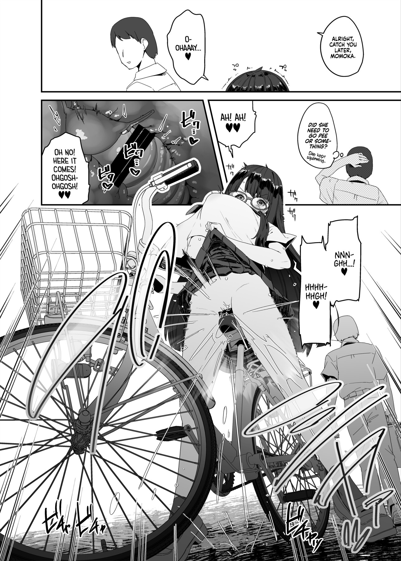 Hentai Manga Comic-The Slutty, Stacked Middle Schooler Who Gets Off on her Bike-Read-16